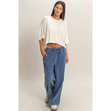 Load image into Gallery viewer, Relaxed High-Low Batwing Sleeve Top