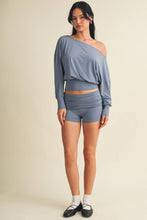 Load image into Gallery viewer, Soft Knit Off Shoulder Slouchy Top