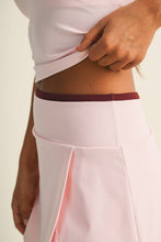 Load image into Gallery viewer, Contrast Binding Skort with Slit