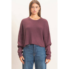 Load image into Gallery viewer, Oversized Cropped Sweater