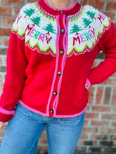 Load image into Gallery viewer, Merry Christmas Cardi