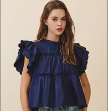 Load image into Gallery viewer, Evelyn Ruffle Top