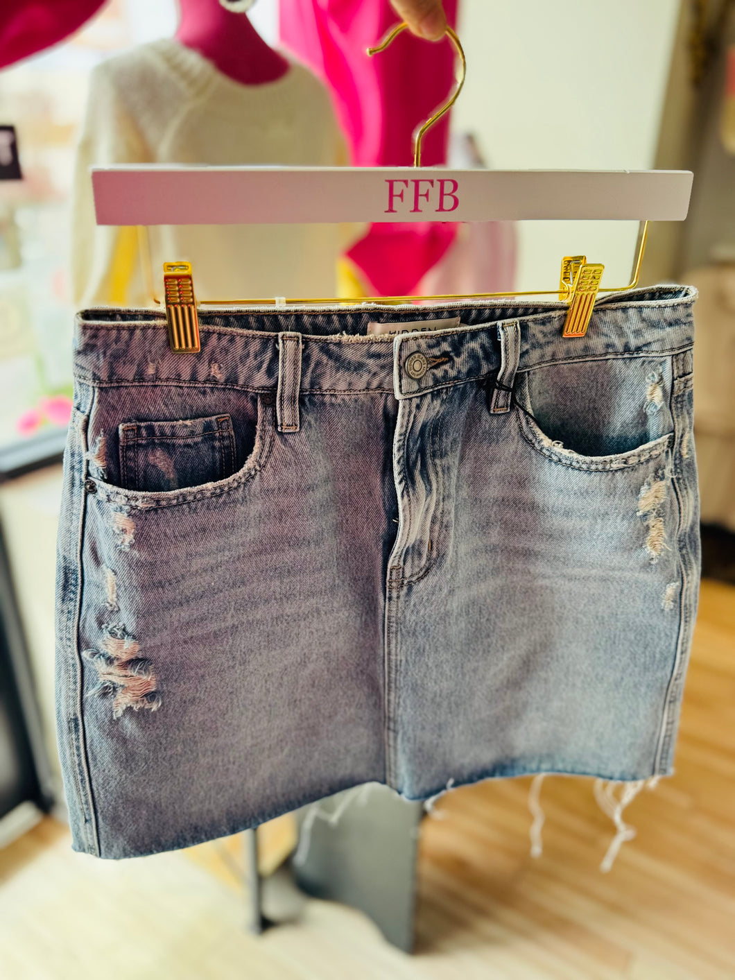 Sassy Denim Skirt