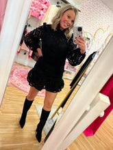 Load image into Gallery viewer, Sarah Black Lace Dress