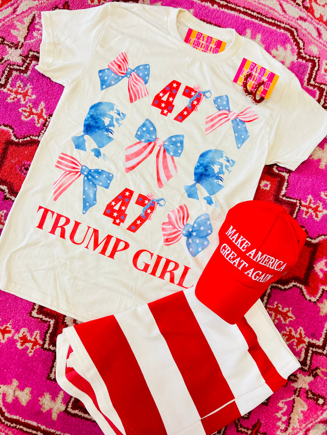 Trump Girl Coquette Graphic Tee