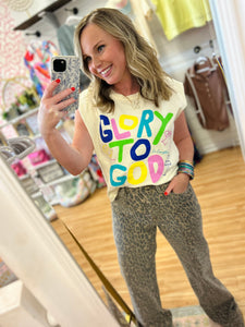 Glory To God Muscle Tee