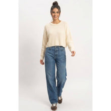 Load image into Gallery viewer, Oversized Cropped Sweater