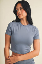 Load image into Gallery viewer, Soft Knit Jersey Crewneck Tee