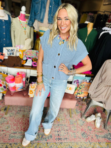 Skylar Button Down Top