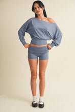 Load image into Gallery viewer, Soft Knit Off Shoulder Slouchy Top