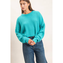 Load image into Gallery viewer, Oversized Cropped Sweater
