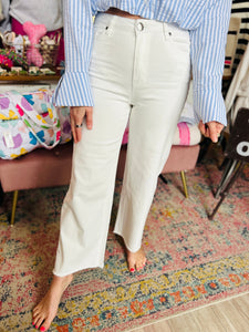 Haven White Denim Pants