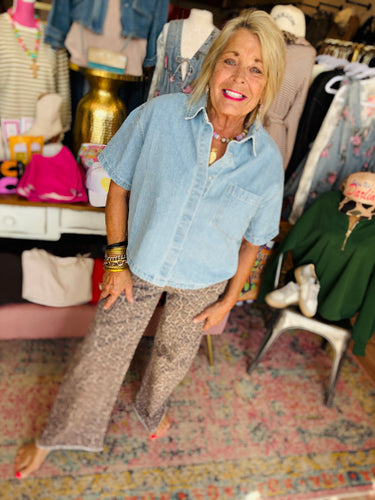 Sammie Denim Top