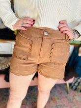 Load image into Gallery viewer, Fall For You Suede Shorts