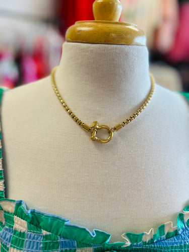 Harper Pendant Box Chain Necklace
