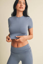 Load image into Gallery viewer, Soft Knit Jersey Crewneck Tee