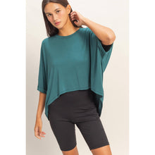 Load image into Gallery viewer, Relaxed High-Low Batwing Sleeve Top