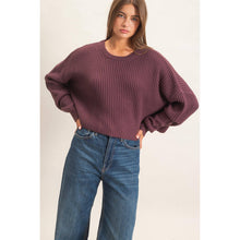 Load image into Gallery viewer, Oversized Cropped Sweater