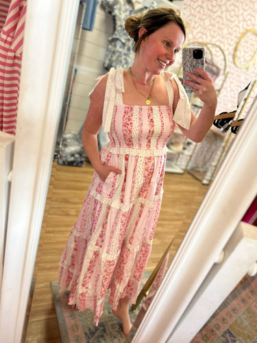 Something Wonderful Pink Floral Maxi