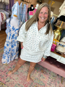 Floral Stratton Pullover