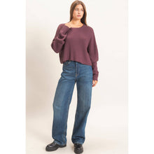 Load image into Gallery viewer, Oversized Cropped Sweater