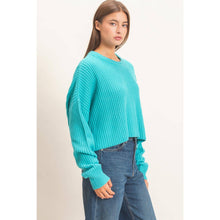 Load image into Gallery viewer, Oversized Cropped Sweater