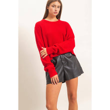 Load image into Gallery viewer, Oversized Cropped Sweater