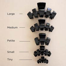 Load image into Gallery viewer, Teleties - Classic Jet Black Petite Claw Clip