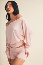 Load image into Gallery viewer, Soft Knit Off Shoulder Slouchy Top