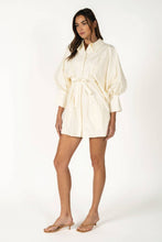 Load image into Gallery viewer, Balloon Sleeve Shirt Dress w/ Waist Tie REMI245