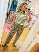 Load image into Gallery viewer, Kannon leopard high-rise denim ￼