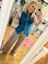 Load image into Gallery viewer, Boone Cheetah Denim