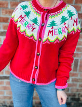Load image into Gallery viewer, Merry Christmas Cardi