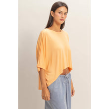 Load image into Gallery viewer, Relaxed High-Low Batwing Sleeve Top