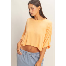 Load image into Gallery viewer, Relaxed High-Low Batwing Sleeve Top