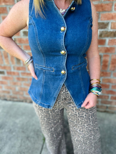 Holland Denim Vest