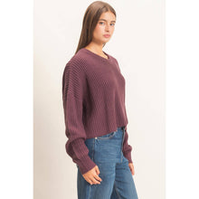 Load image into Gallery viewer, Oversized Cropped Sweater