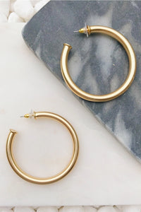 Upper Class Taste Gold Hoops