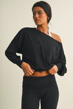 Load image into Gallery viewer, Soft Knit Off Shoulder Slouchy Top