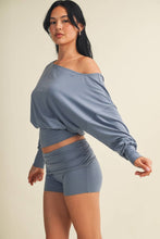 Load image into Gallery viewer, Soft Knit Off Shoulder Slouchy Top