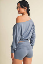 Load image into Gallery viewer, Soft Knit Off Shoulder Slouchy Top