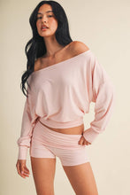 Load image into Gallery viewer, Soft Knit Off Shoulder Slouchy Top