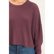 Load image into Gallery viewer, Oversized Cropped Sweater