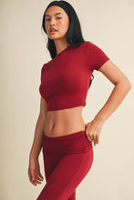 Load image into Gallery viewer, Soft Knit Jersey Crewneck Tee