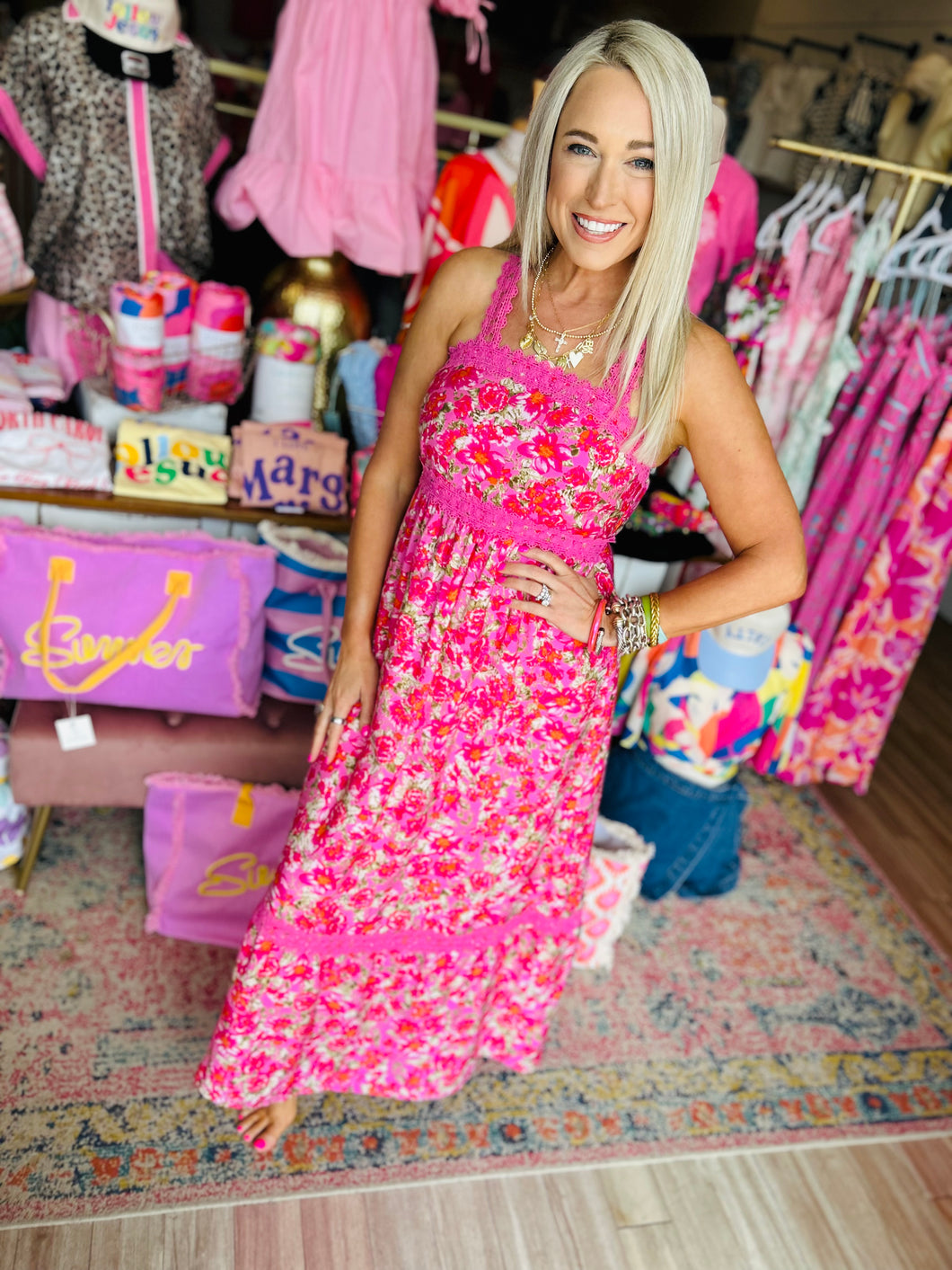 Emma Floral Maxi Dress