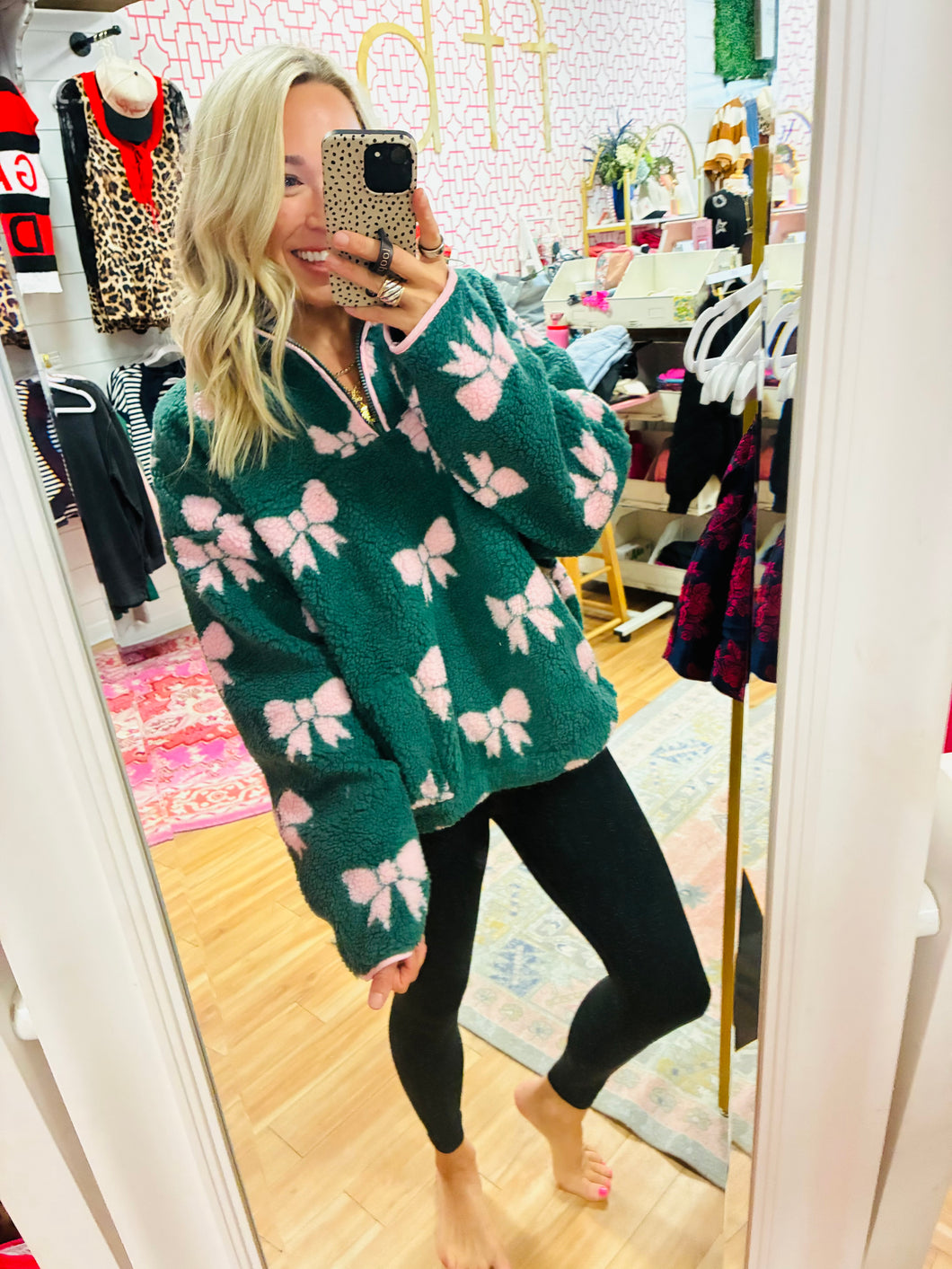 Presley Printed Sherpa