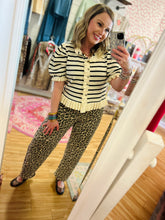 Load image into Gallery viewer, Kannon leopard high-rise denim ￼