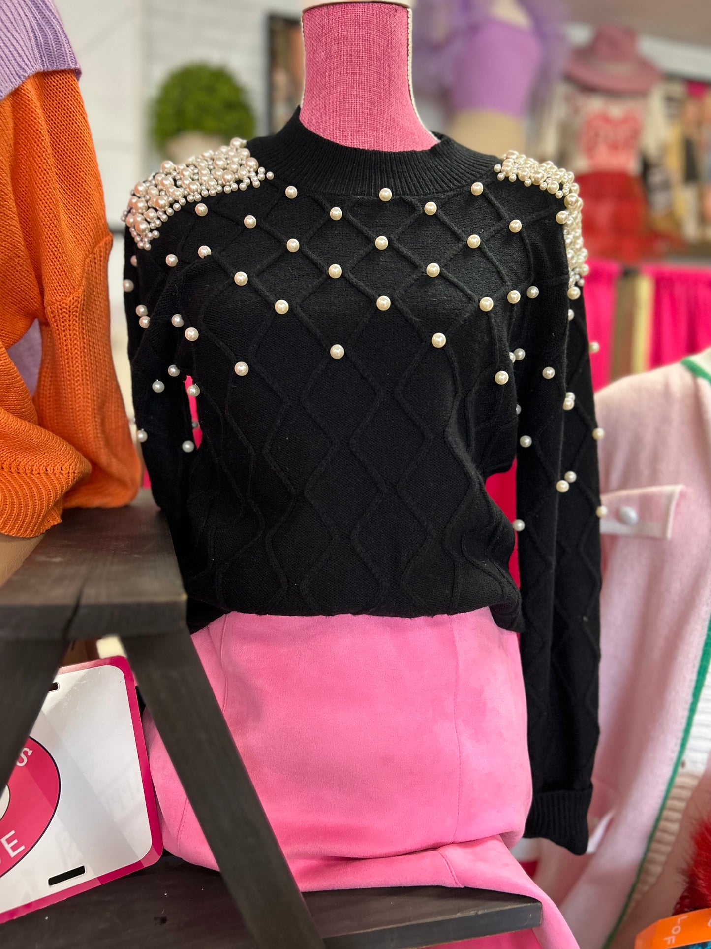 Charleston Pearl Sweater/Top