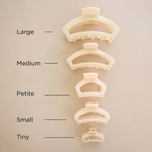 Load image into Gallery viewer, Teleties - Open Almond Beige Petite Hair Clip