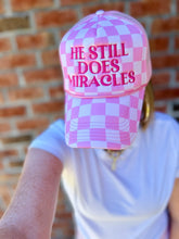 Load image into Gallery viewer, He still does miracles trucker hat